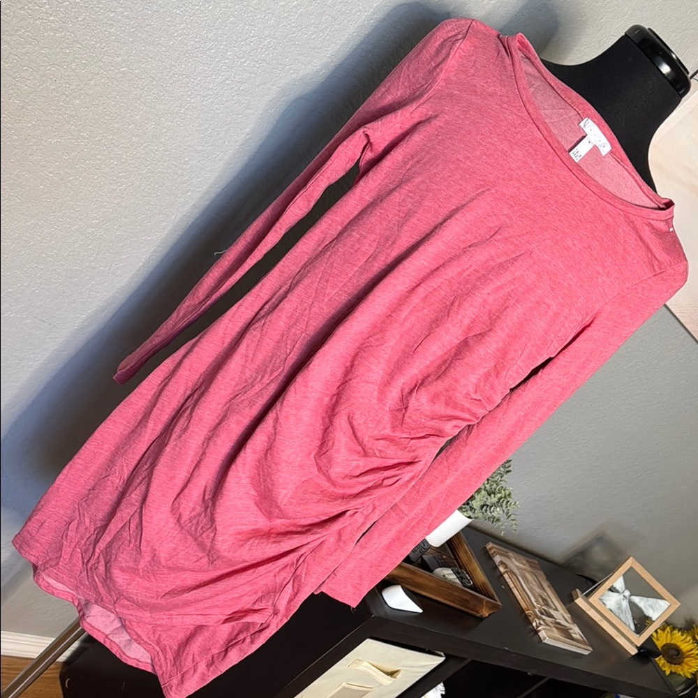 Pink Long Sleeve Dress